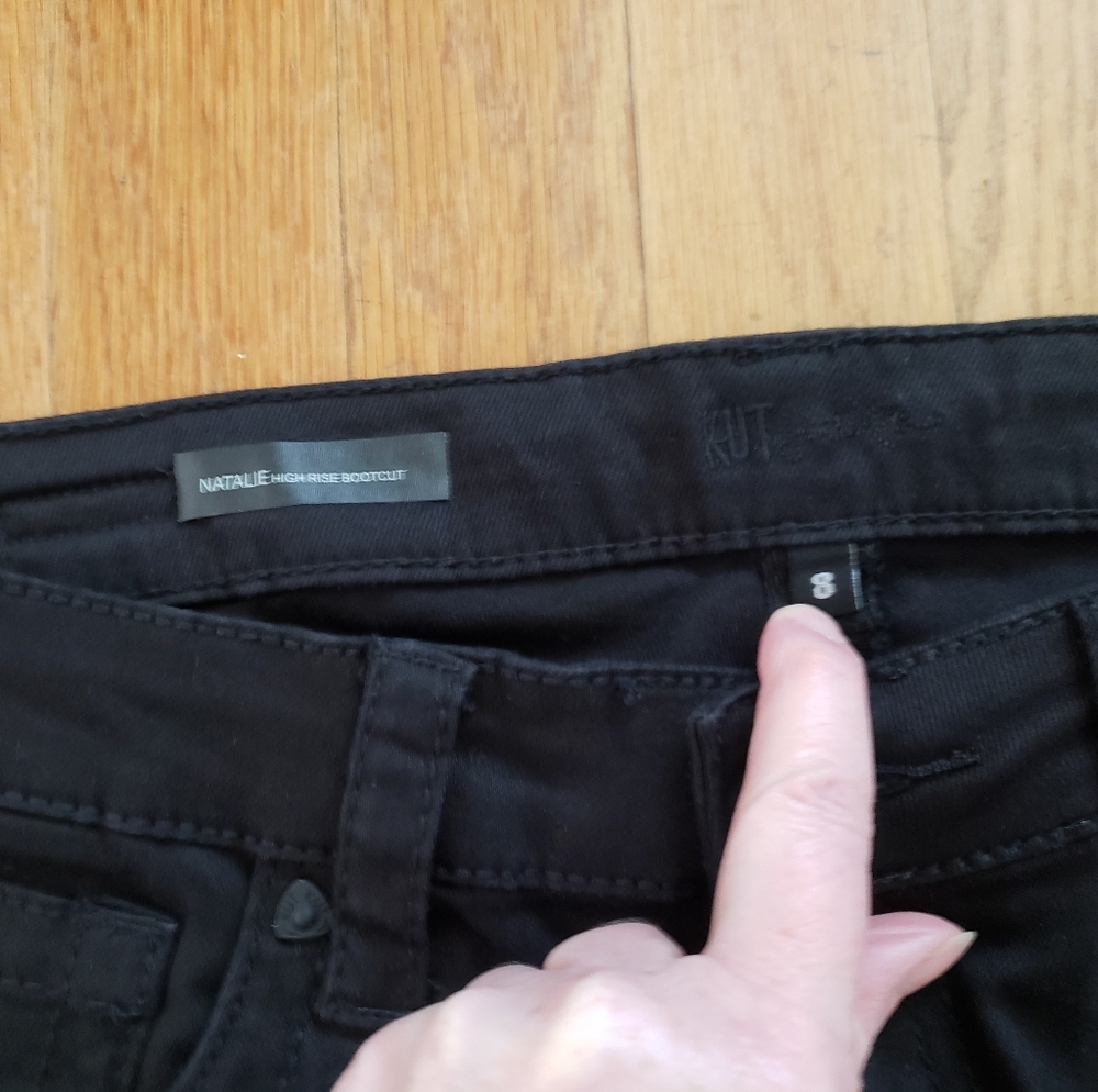 Kut from the Kloth Dark Boot Cut Jeans - Picture 3 of 7